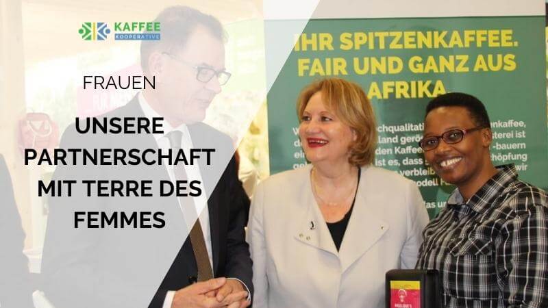 BMZ-Minister Gerd Müller, Christa Stolle Bundesgeschäftsführerin TERRE DES FEMMES und Angelique Karekezi, Rwashoscco auf der Grünen Woche 2018