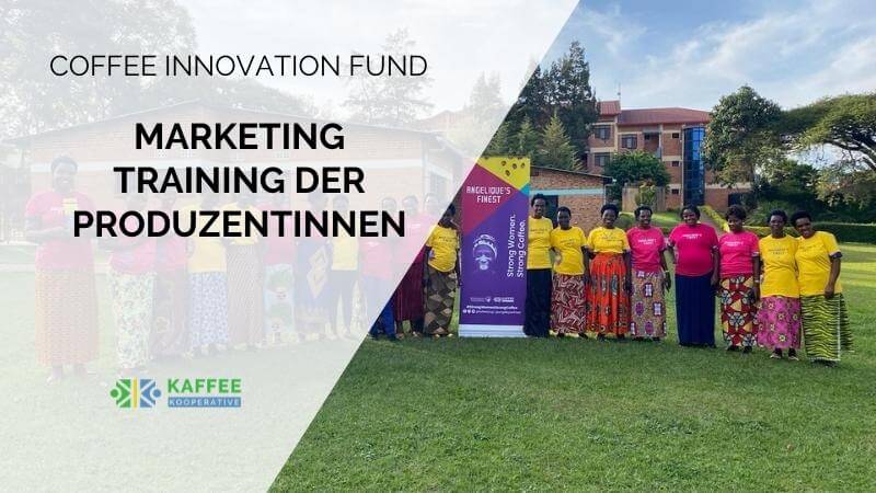 Kaffeeproduzentinnen in Ruanda beim Marketing Training für Angelique's Finest