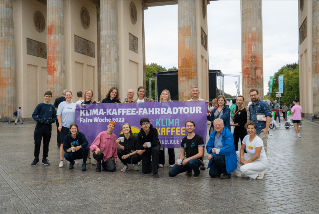 Route der Kaffee Fahrt der Fairactivists